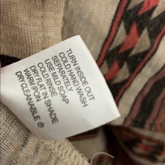 MINK pink Aztec waterfall cardigan - Picture 3 of 5